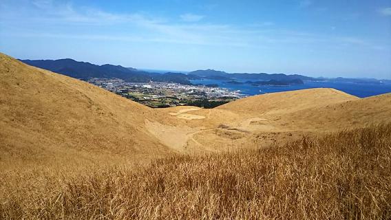 鬼岳噴火口